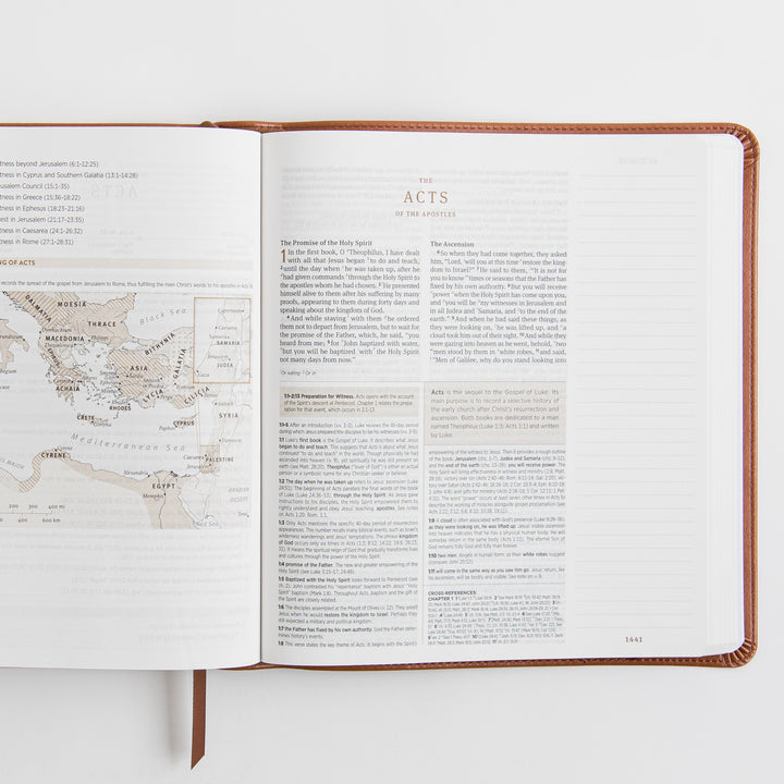 ESV Journaling Study Bible - TruTone, English Saddle