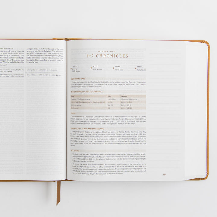 ESV Journaling Study Bible - TruTone, Nubuck Caramel