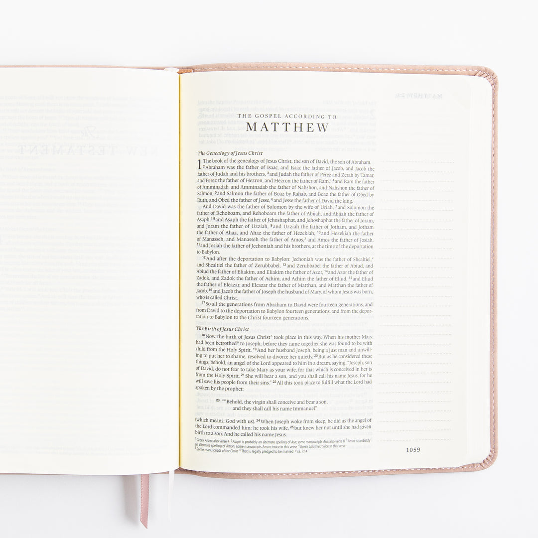 NLT Journaling Bible - Single Column - Shiloh Theme