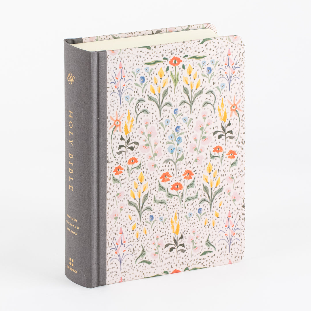 ESV Single Column Journaling Bible, Artist Series - Cloth over Board, Lulie Wallace, In Bloom