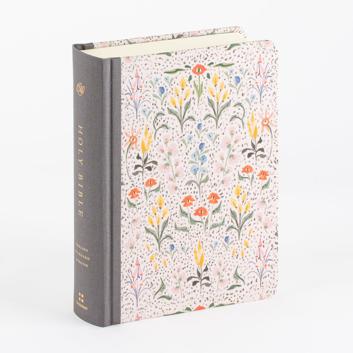ESV Single Column Journaling Bible, Artist Series - Cloth over Board, Lulie Wallace, In Bloom