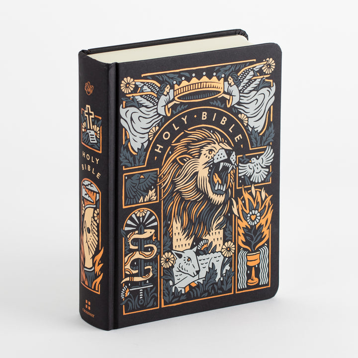 ESV Single Column Journaling Bible, Artist Series - Hardcover, Joshua Noom, The Lion and the Lamb