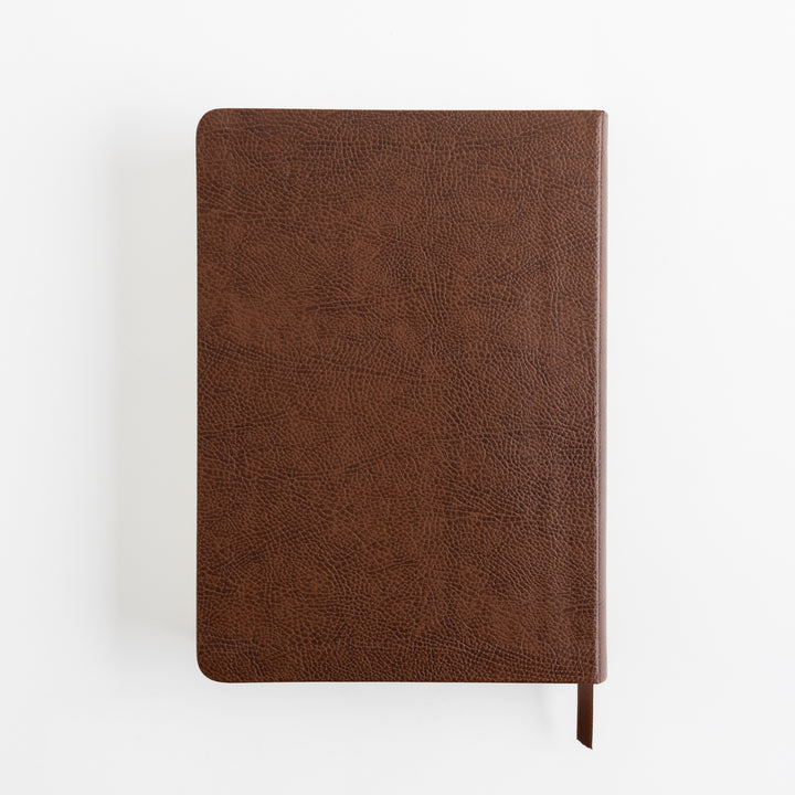 ESV Single Column Journaling Bible, Large Print - Bonded Leather, Mocha