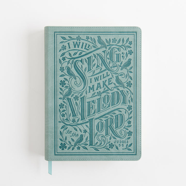 ESV Single Column Journaling Bible, Large Print - TruTone, Paris Sky