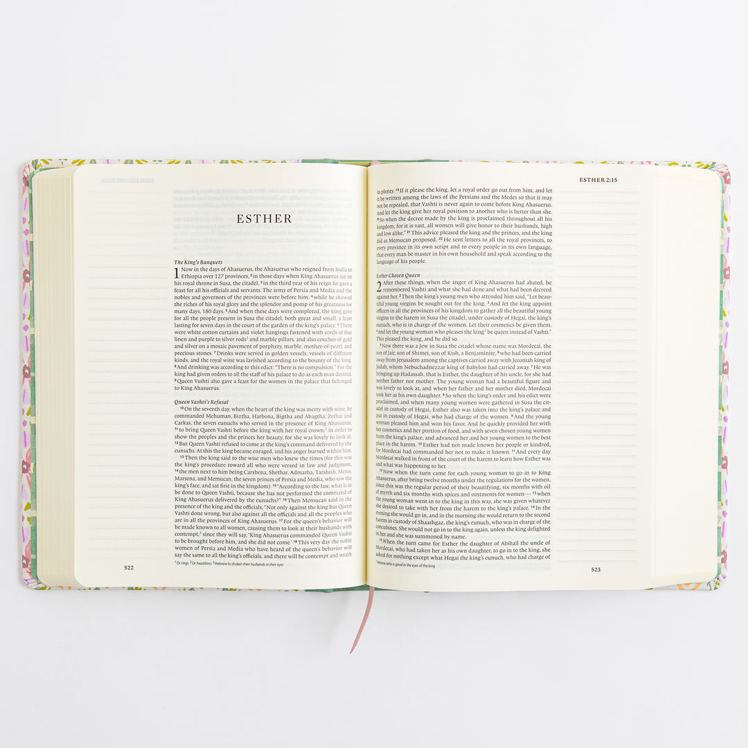 ESV Single Column Journaling Bible, Artist Series - Cloth over Board, Lulie Wallace, Penelope