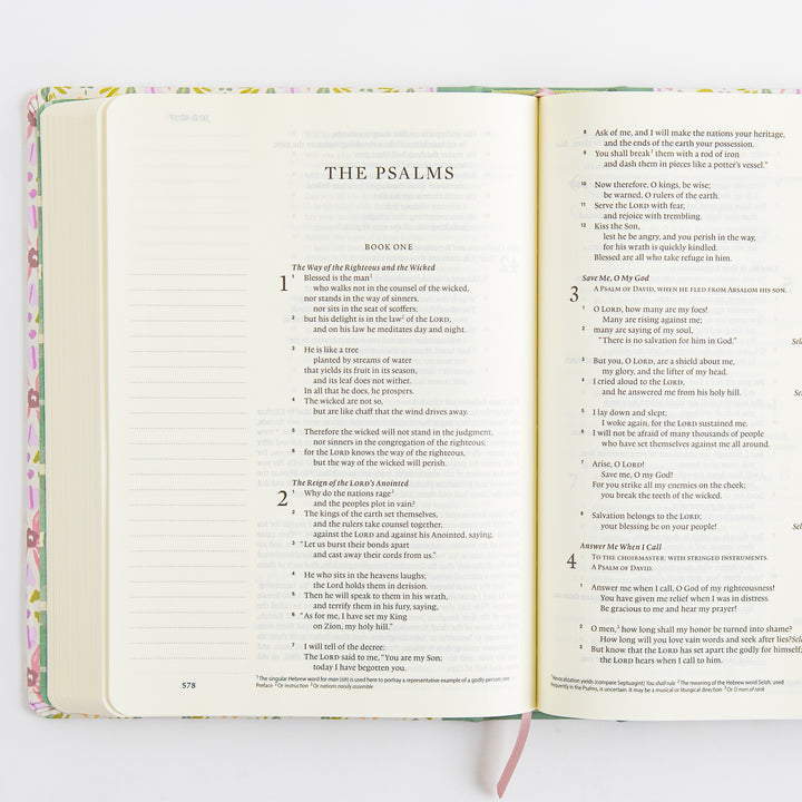 ESV Single Column Journaling Bible, Artist Series - Cloth over Board, Lulie Wallace, Penelope