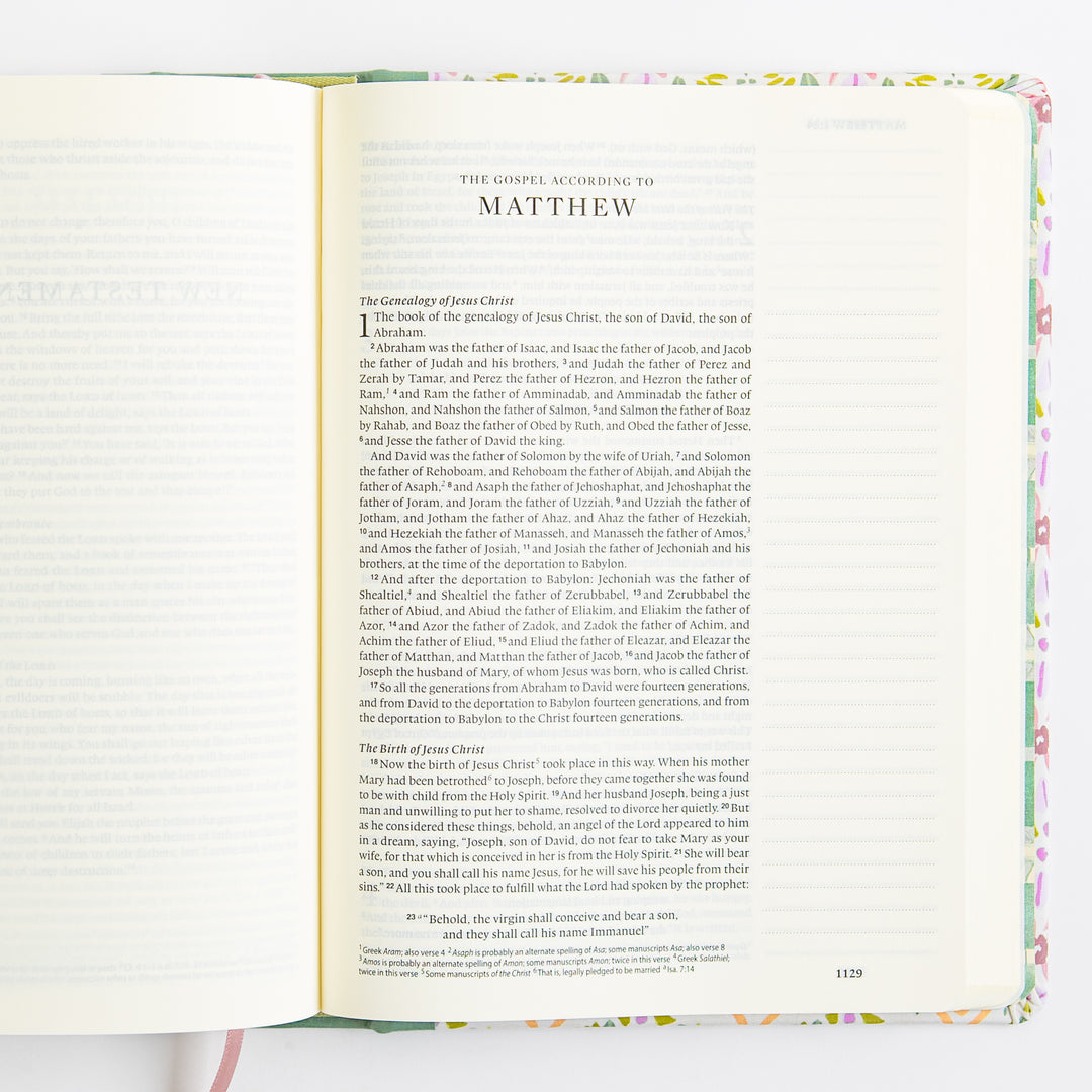 ESV Single Column Journaling Bible, Artist Series - Cloth over Board, Lulie Wallace, Penelope