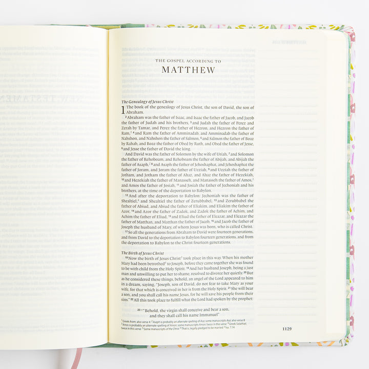 ESV Single Column Journaling Bible, Artist Series - Cloth over Board, Lulie Wallace, Penelope