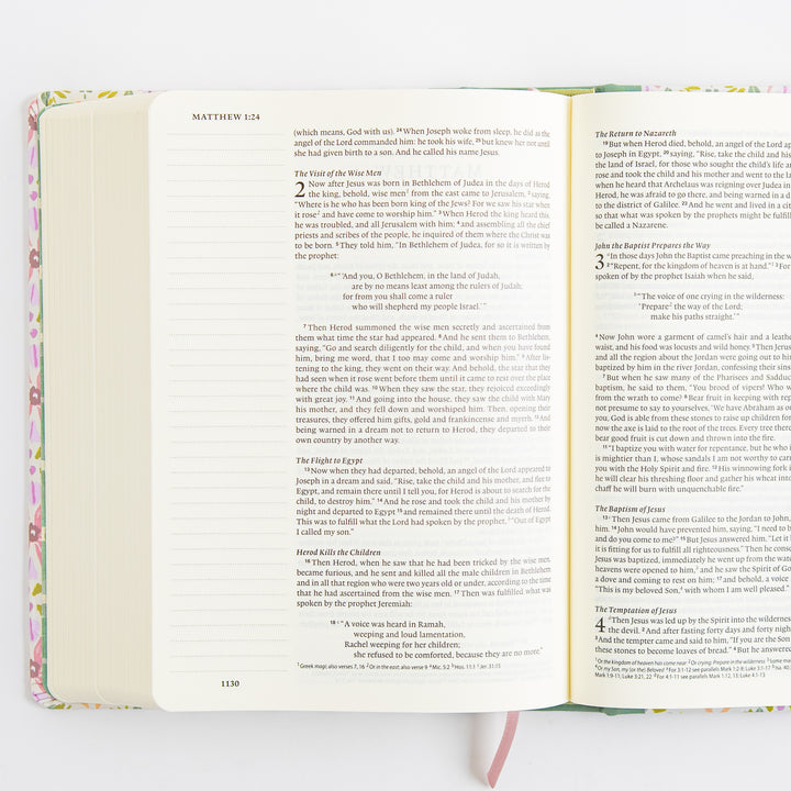 ESV Single Column Journaling Bible, Artist Series - Cloth over Board, Lulie Wallace, Penelope