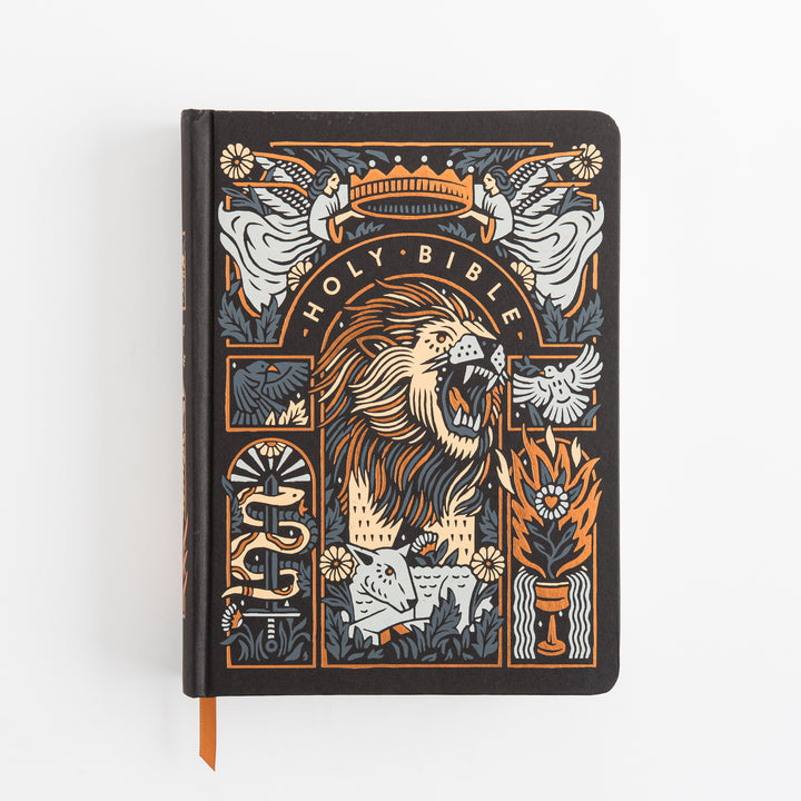 ESV Single Column Journaling Bible, Artist Series - Hardcover, Joshua Noom, The Lion and the Lamb