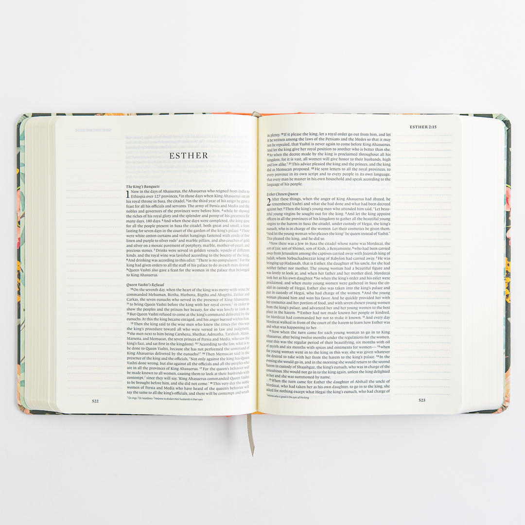ESV Single Column Journaling Bible, Artist Series - Hardcover, Ruth Chou Simons, Be Transformed