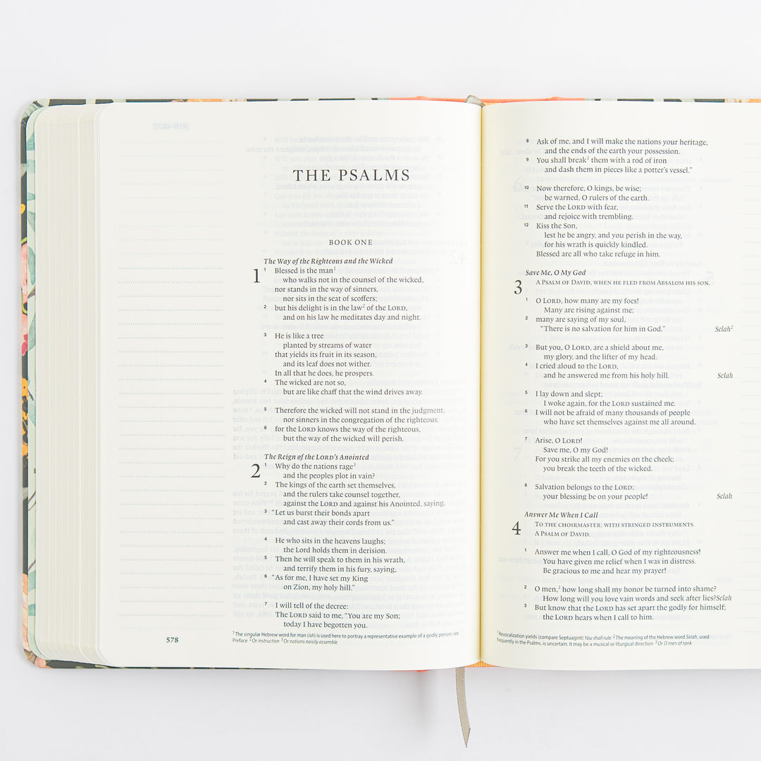 ESV Single Column Journaling Bible, Artist Series - Hardcover, Ruth Chou Simons, Be Transformed
