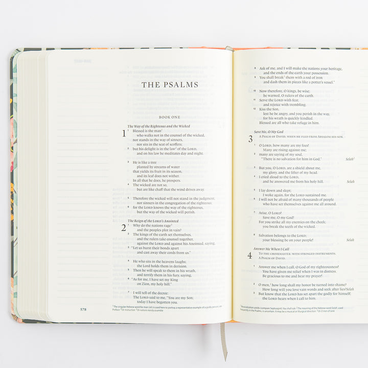 ESV Single Column Journaling Bible, Artist Series - Hardcover, Ruth Chou Simons, Be Transformed