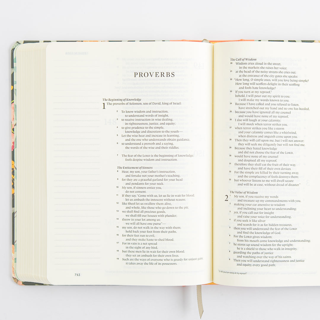 ESV Single Column Journaling Bible, Artist Series - Hardcover, Ruth Chou Simons, Be Transformed