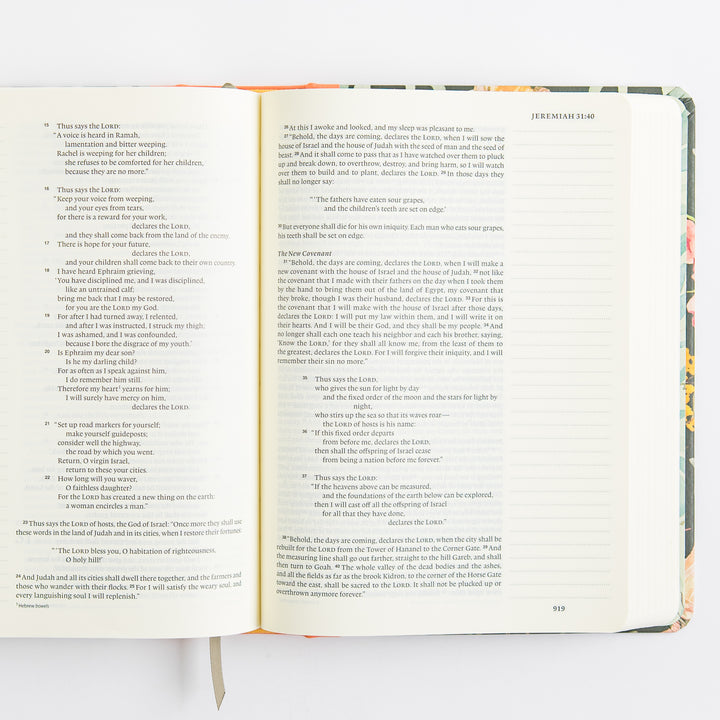 ESV Single Column Journaling Bible, Artist Series - Hardcover, Ruth Chou Simons, Be Transformed