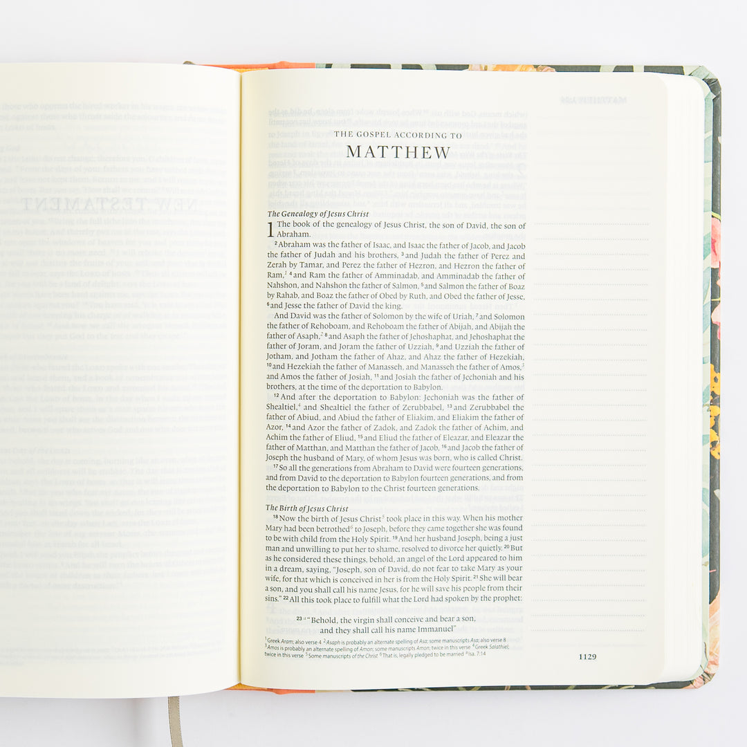 ESV Single Column Journaling Bible, Artist Series - Hardcover, Ruth Chou Simons, Be Transformed