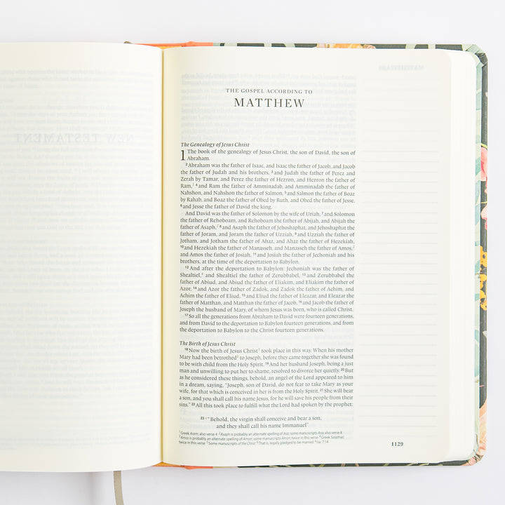 ESV Single Column Journaling Bible, Artist Series - Hardcover, Ruth Chou Simons, Be Transformed