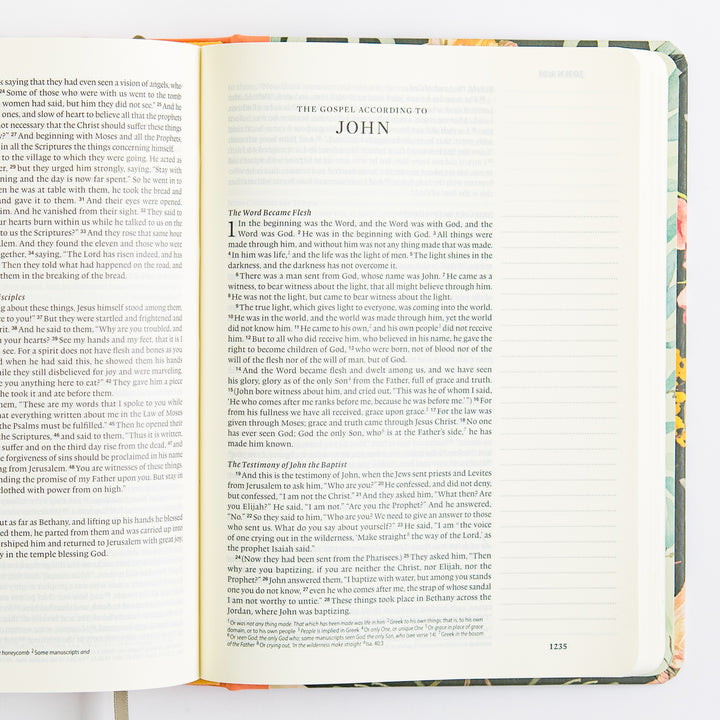 ESV Single Column Journaling Bible, Artist Series - Hardcover, Ruth Chou Simons, Be Transformed