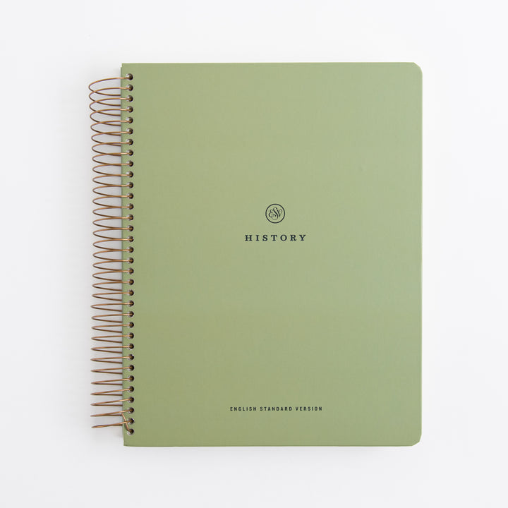 ESV Spiral-Bound Journaling Bible, History - Hardcover