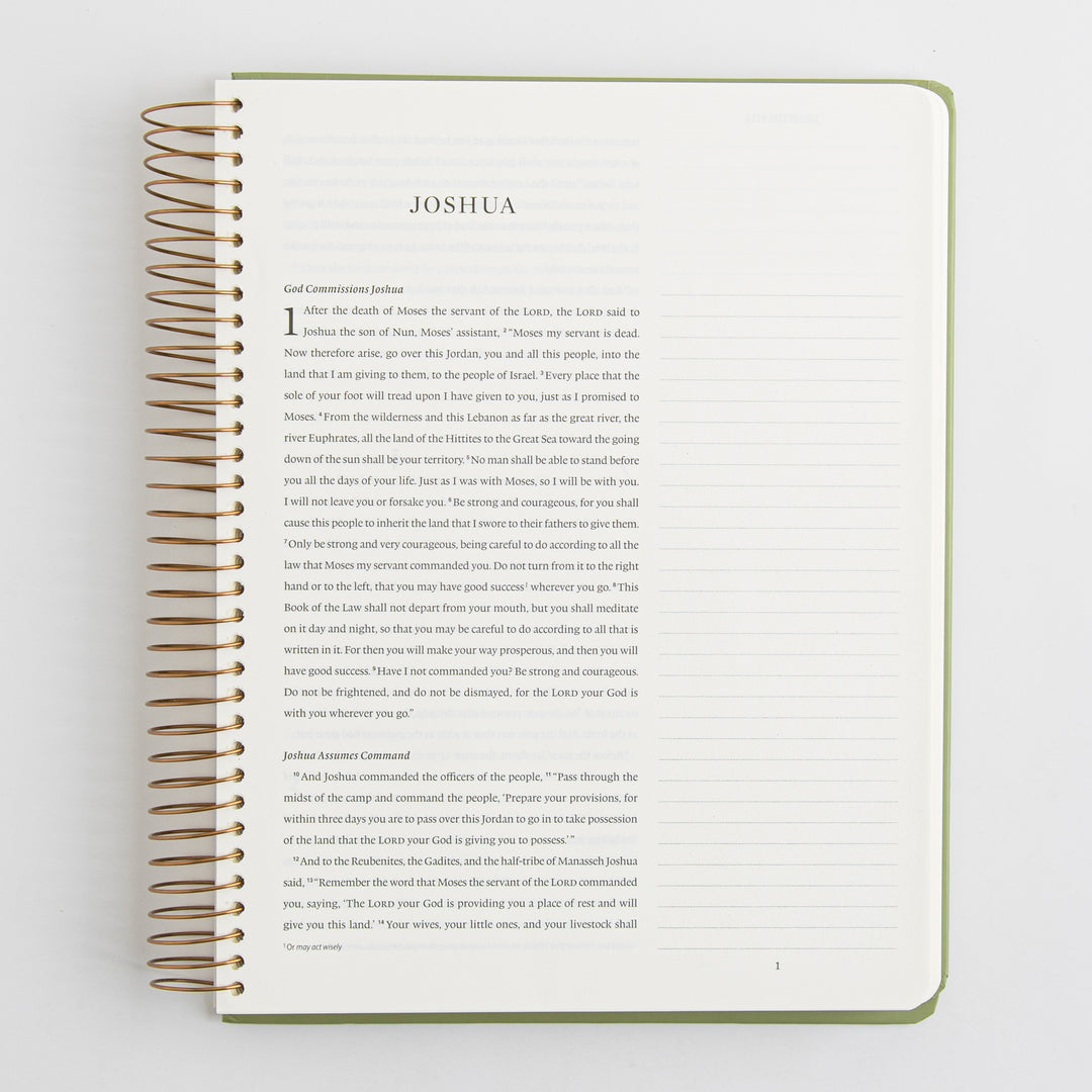 ESV Spiral-Bound Journaling Bible, History - Hardcover