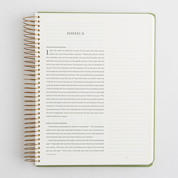 ESV Spiral-Bound Journaling Bible, History - Hardcover
