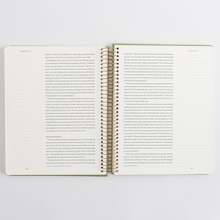 ESV Spiral-Bound Journaling Bible, History - Hardcover