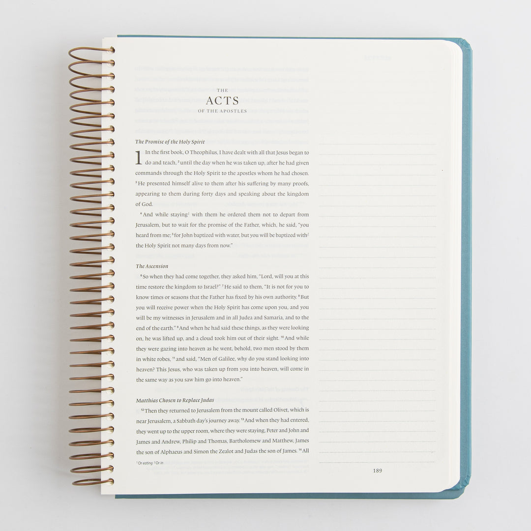 ESV Spiral-Bound Journaling Bible, New Testament - Hardcover