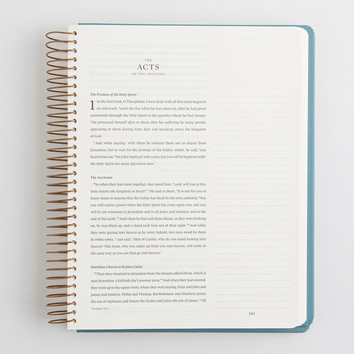 ESV Spiral-Bound Journaling Bible, New Testament - Hardcover