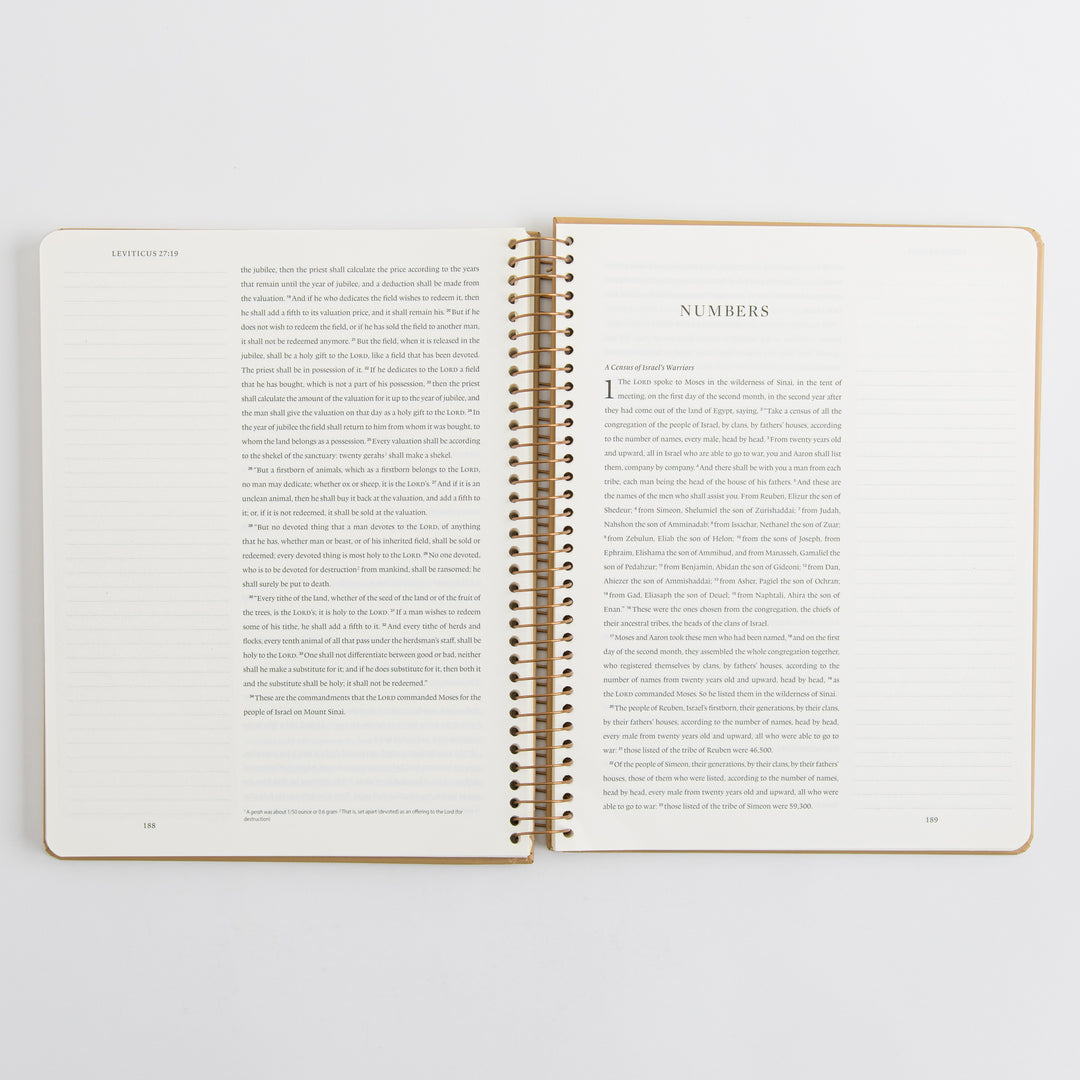 ESV Spiral-Bound Journaling Bible, Pentateuch - Hardcover
