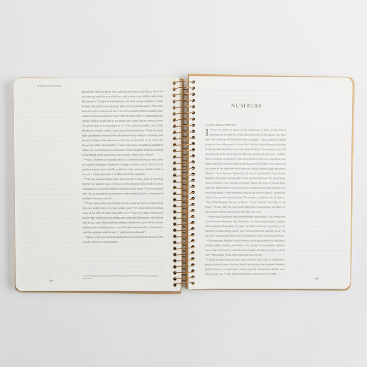 ESV Spiral-Bound Journaling Bible, Pentateuch - Hardcover