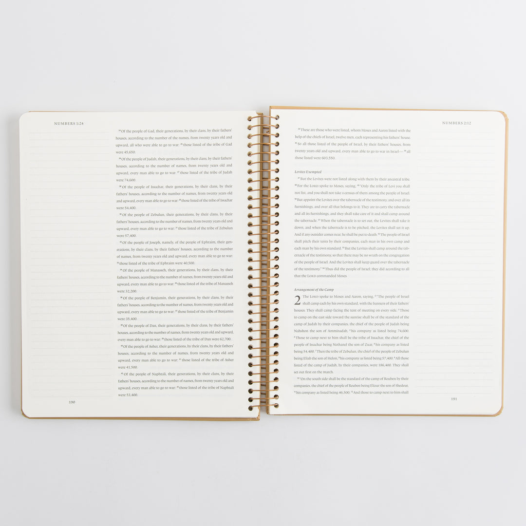ESV Spiral-Bound Journaling Bible, Pentateuch - Hardcover