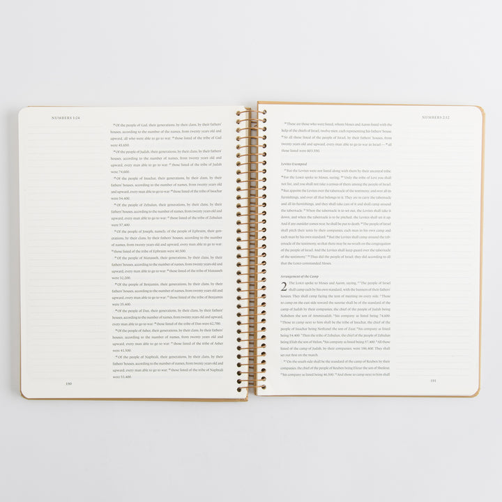 ESV Spiral-Bound Journaling Bible, Pentateuch - Hardcover