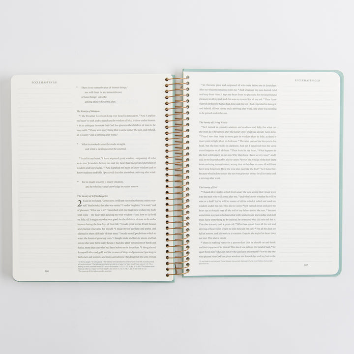 ESV Spiral-Bound Journaling Bible, Poetry - Hardcover