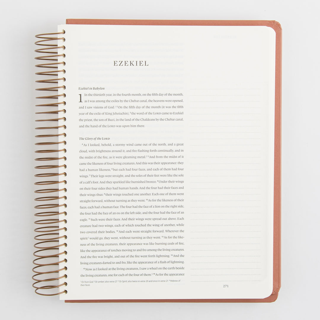 ESV Spiral-Bound Journaling Bible, Prophets - Hardcover