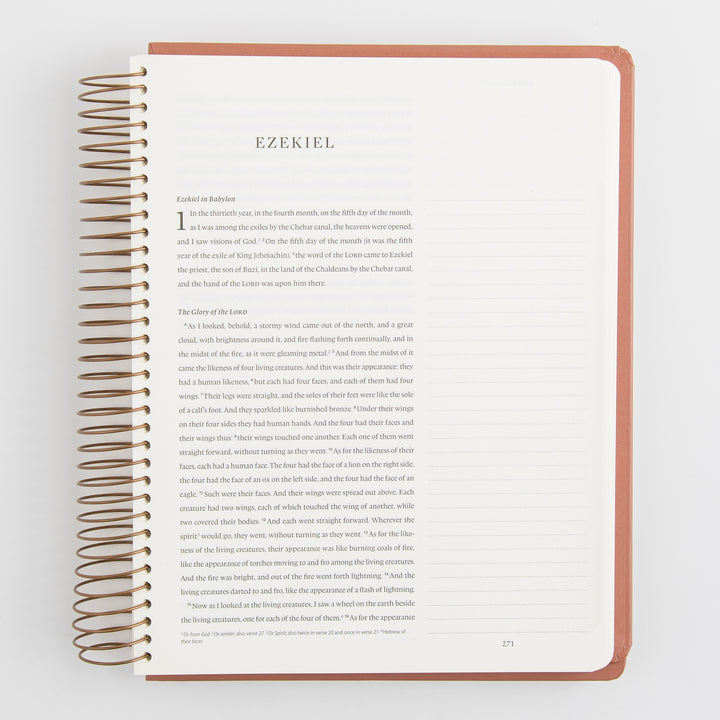 ESV Spiral-Bound Journaling Bible, Prophets - Hardcover