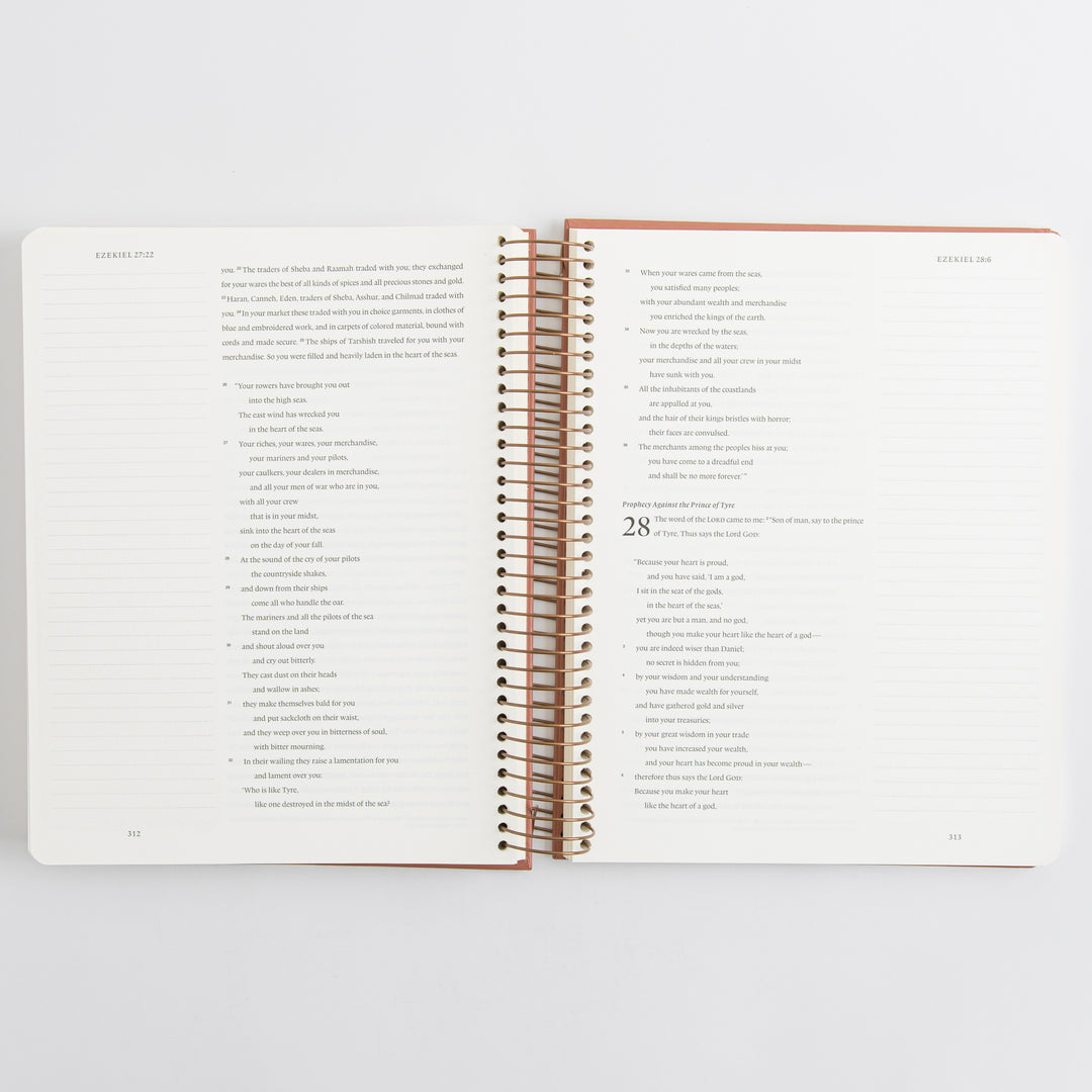 ESV Spiral-Bound Journaling Bible, Prophets - Hardcover