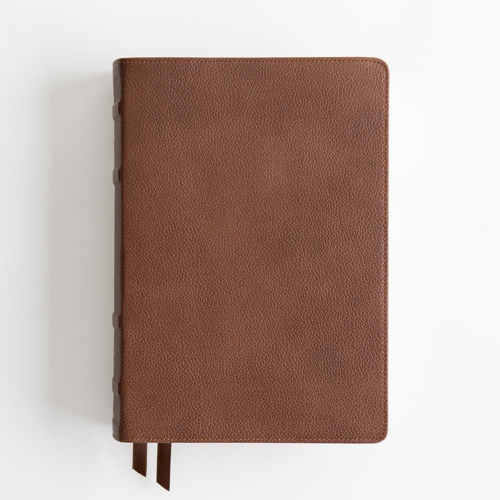 ESV Study Bible - Cowhide, Deep Brown