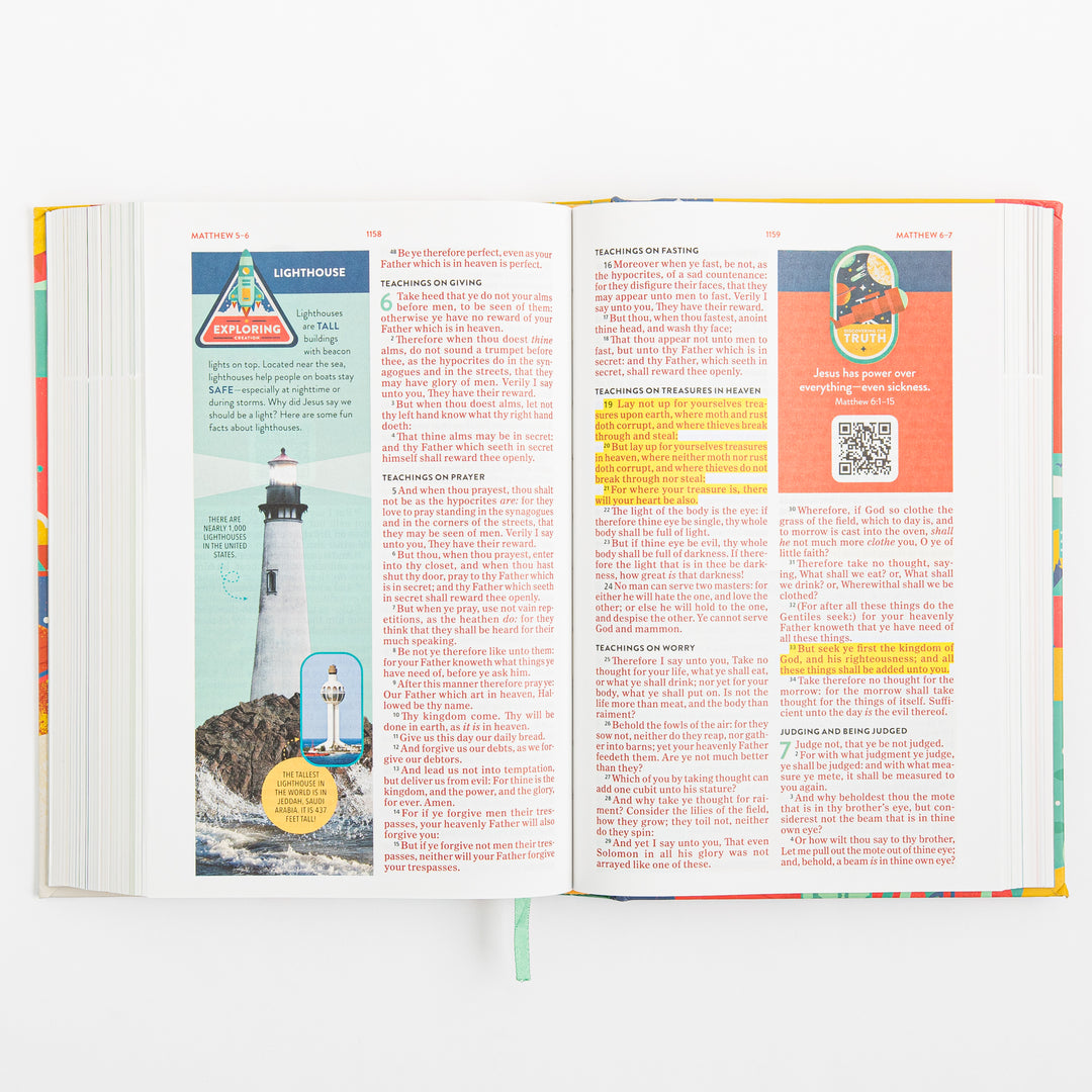 KJV Explorer Bible for Kids - Hardcover