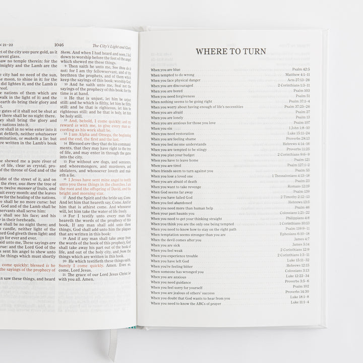 KJV Great and Small Bible, Hardcover