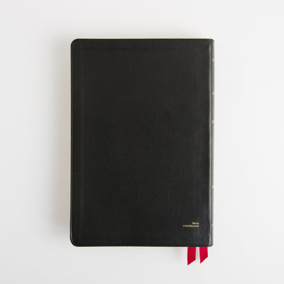 KJV Deluxe Reference Bible - Giant Print - Cross References - Red Letter - Deluxe Leathersoft - Black