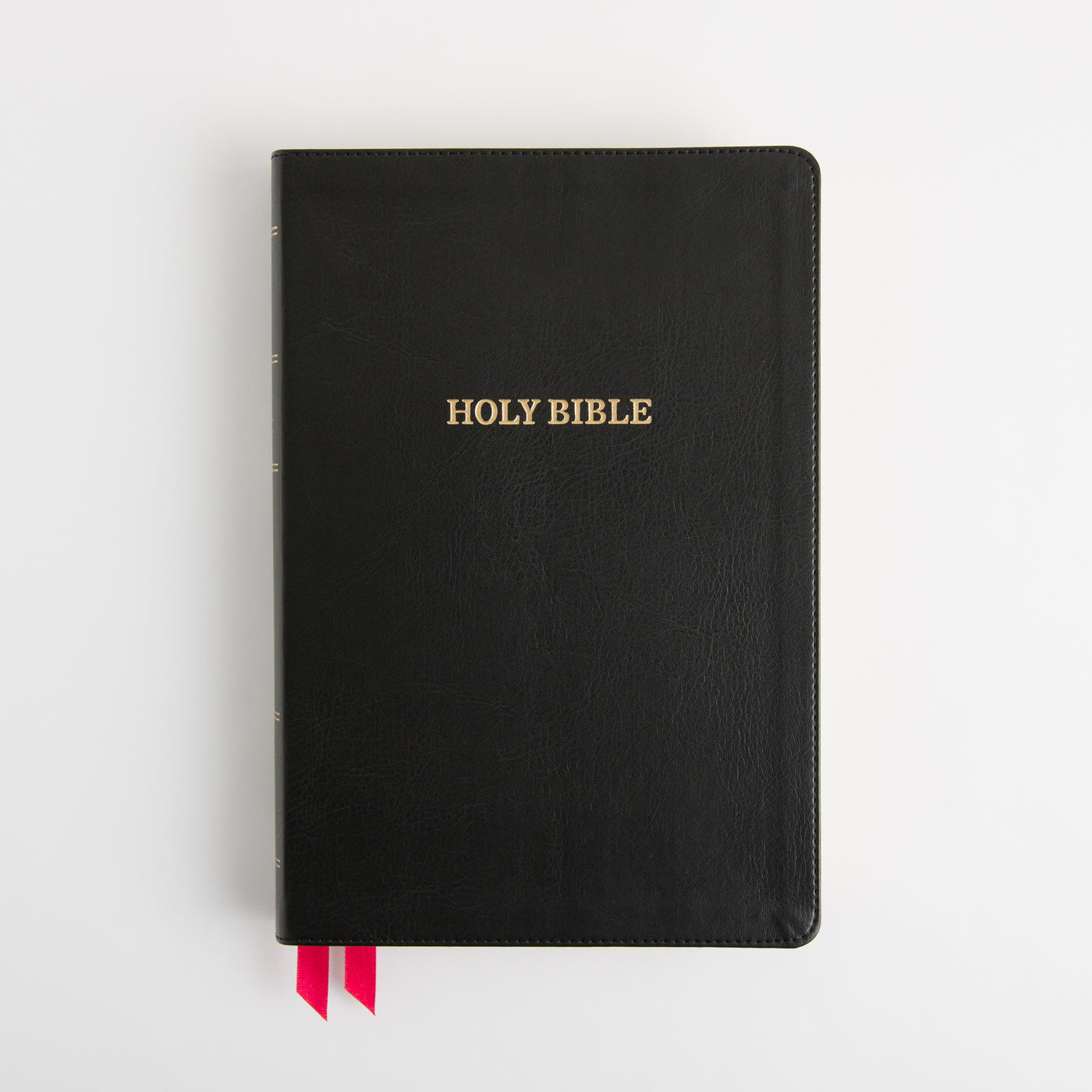 KJV Deluxe Reference Bible - Giant Print - Cross References - Red Letter - Deluxe Leathersoft - Black