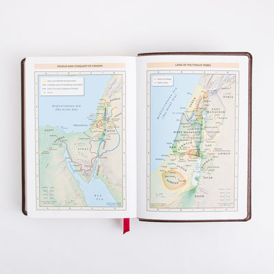 KJV Holy Bible - Super Giant Print - Cross References - Deluxe Leathersoft - Red Letter - Burgundy