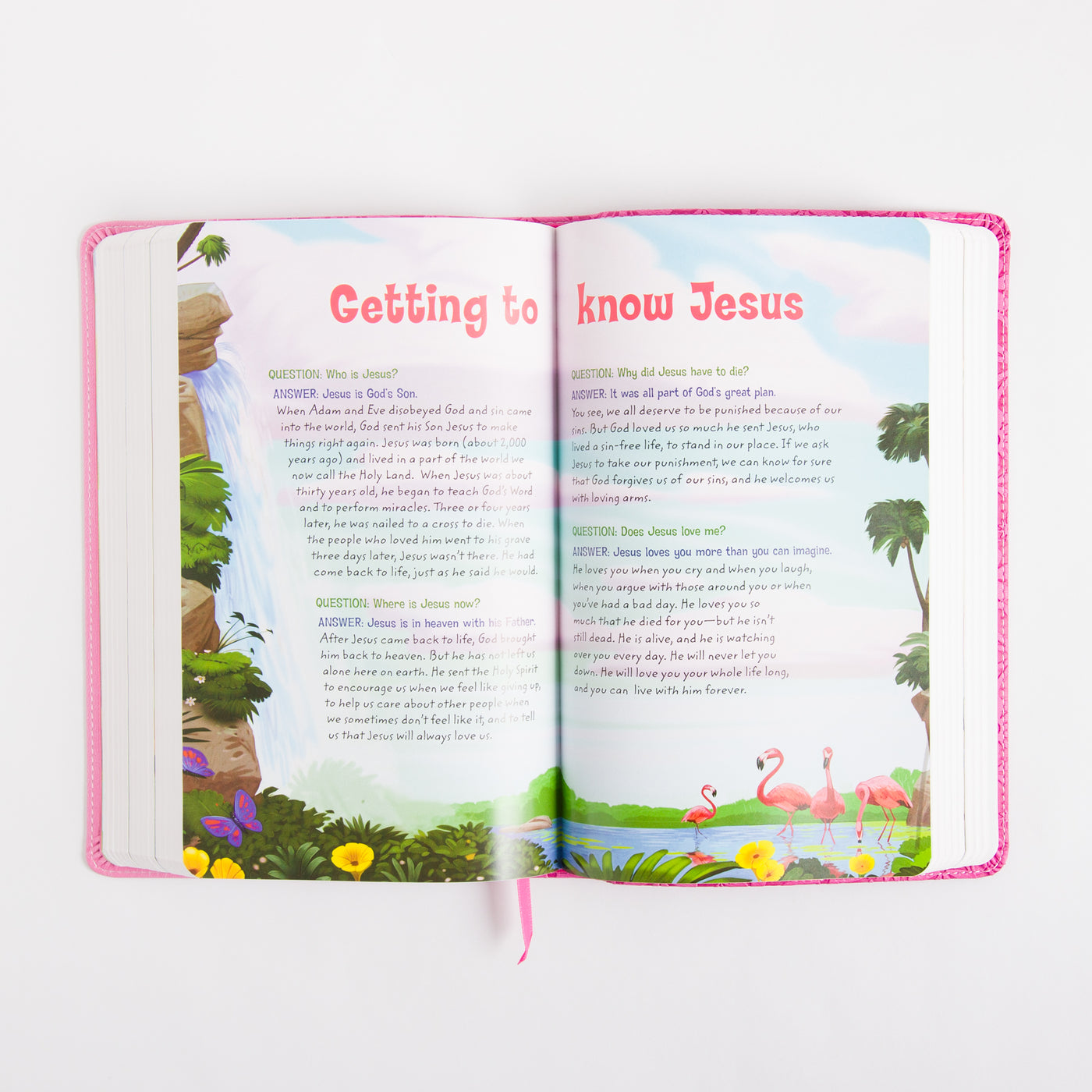 NIV Adventure Bible - Leathersoft - Pink - Full Color