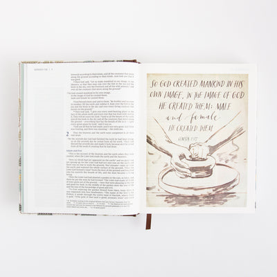 NIV Beautiful Word Bible for Women - Peel Stick Bible Tabs - Red Letter - Comfort Print