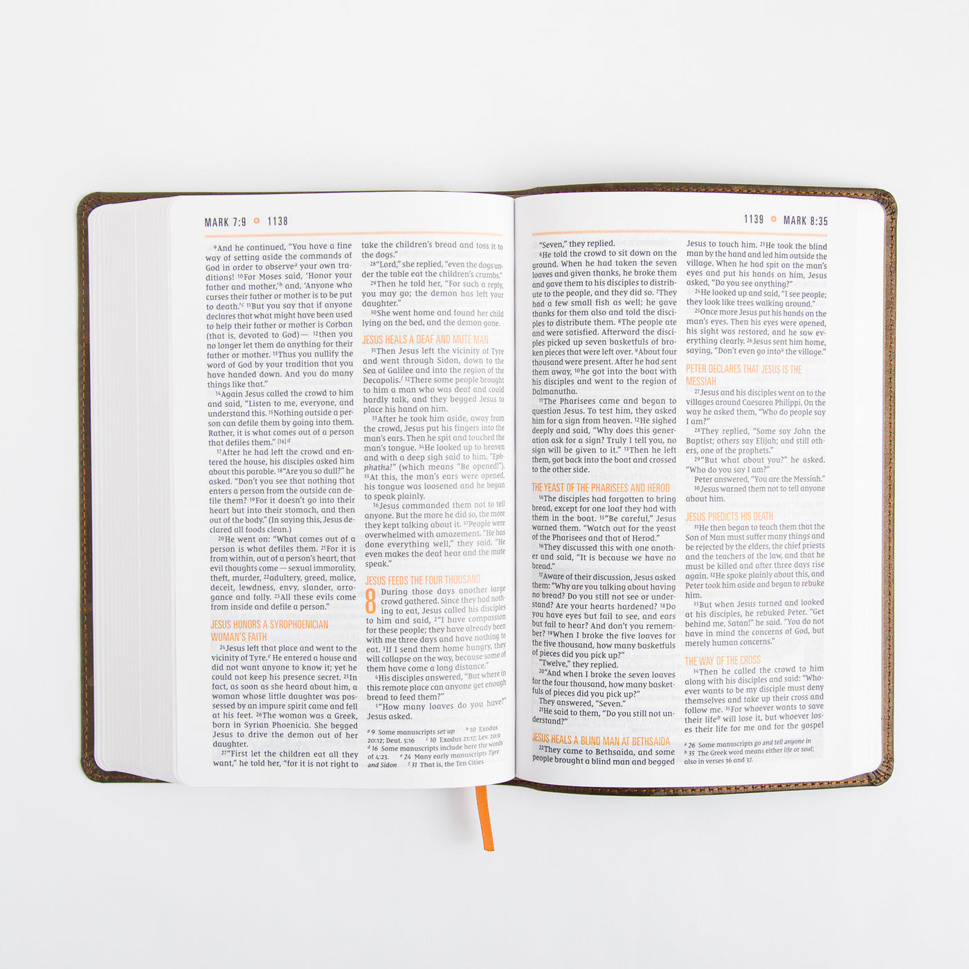 NIV Boys Bible - Leathersoft - Brown Camo - Comfort Print