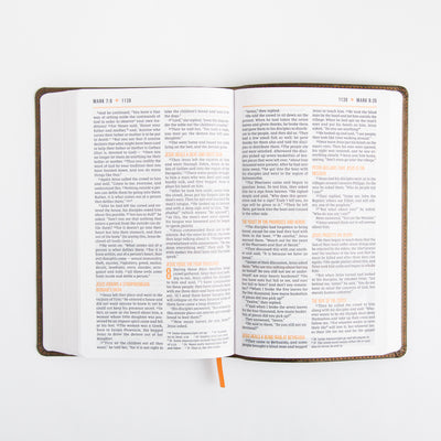 NIV Boys Bible - Leathersoft - Brown Camo - Comfort Print
