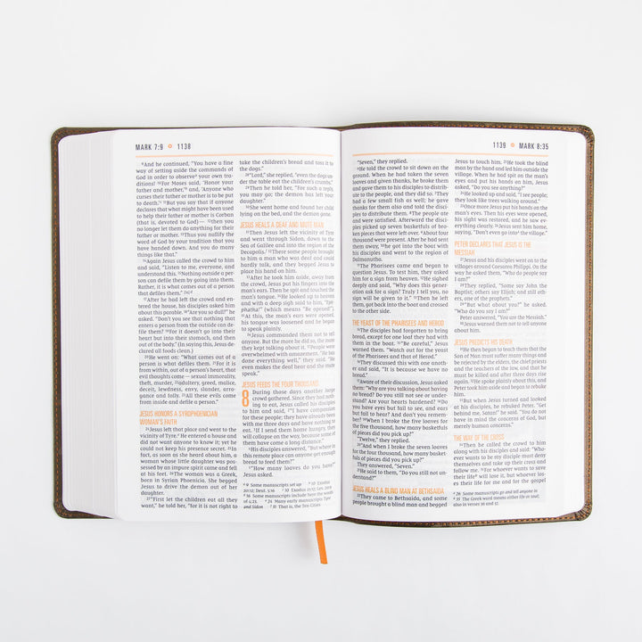 NIV Boys Bible - Leathersoft - Brown Camo - Comfort Print
