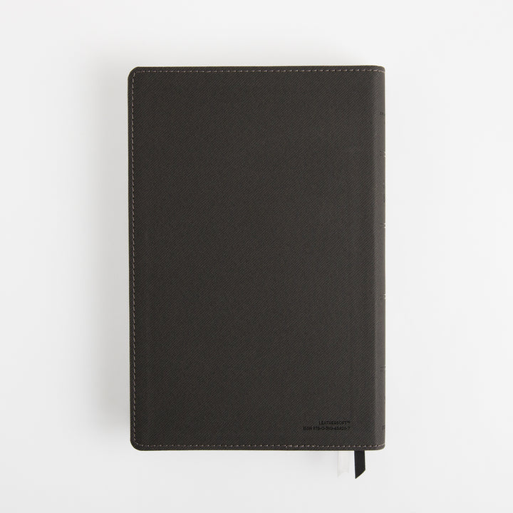 NIV Personal Size Bible - Large Print - Red Letter - Leathersoft - Black