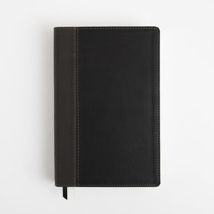 NIV Personal Size Bible - Large Print - Red Letter - Leathersoft - Black