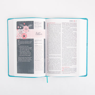 NIV Ultimate Bible for Girls - Faithgirlz Edition - Leathersoft - Teal